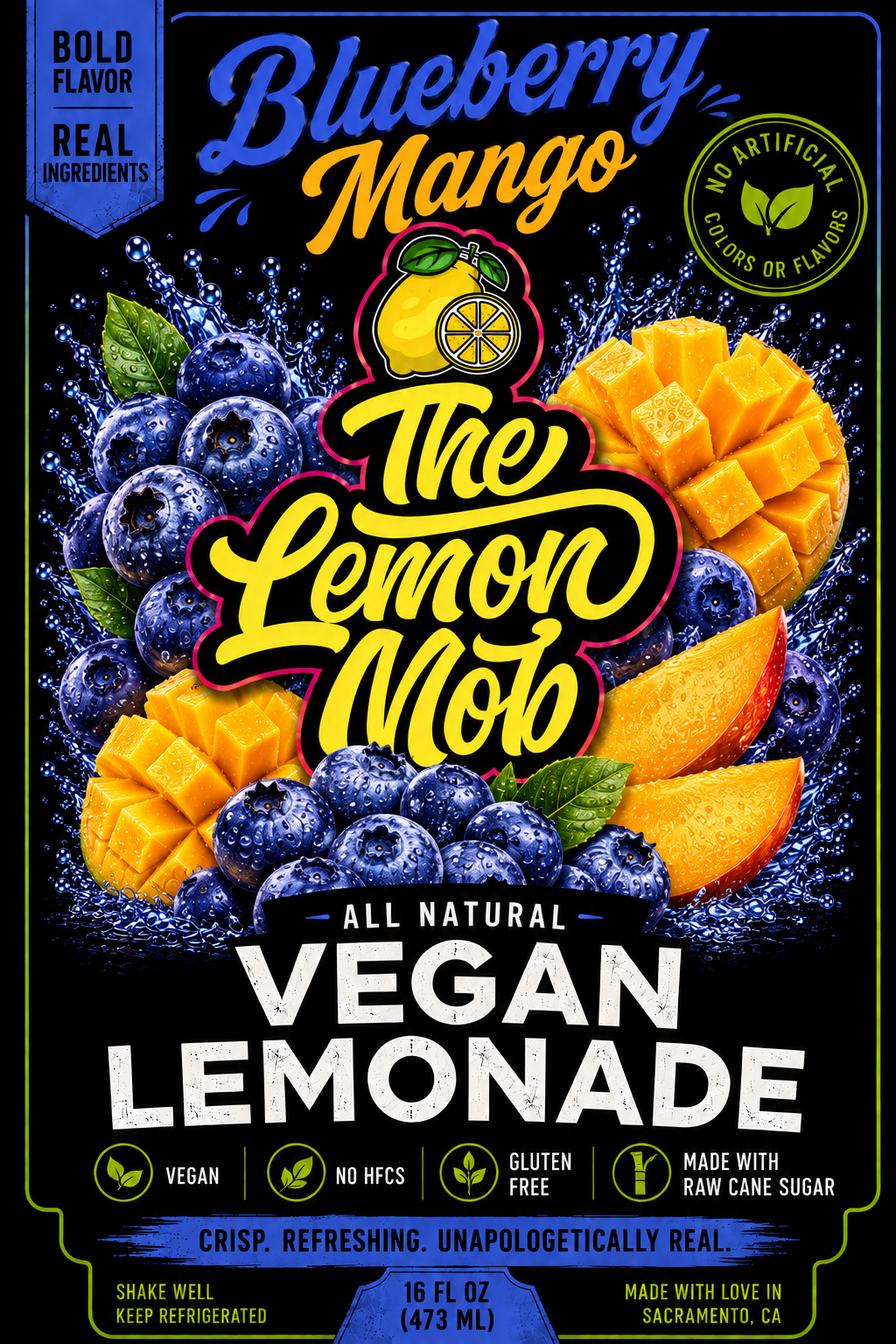 Blueberry Mango Lemonade