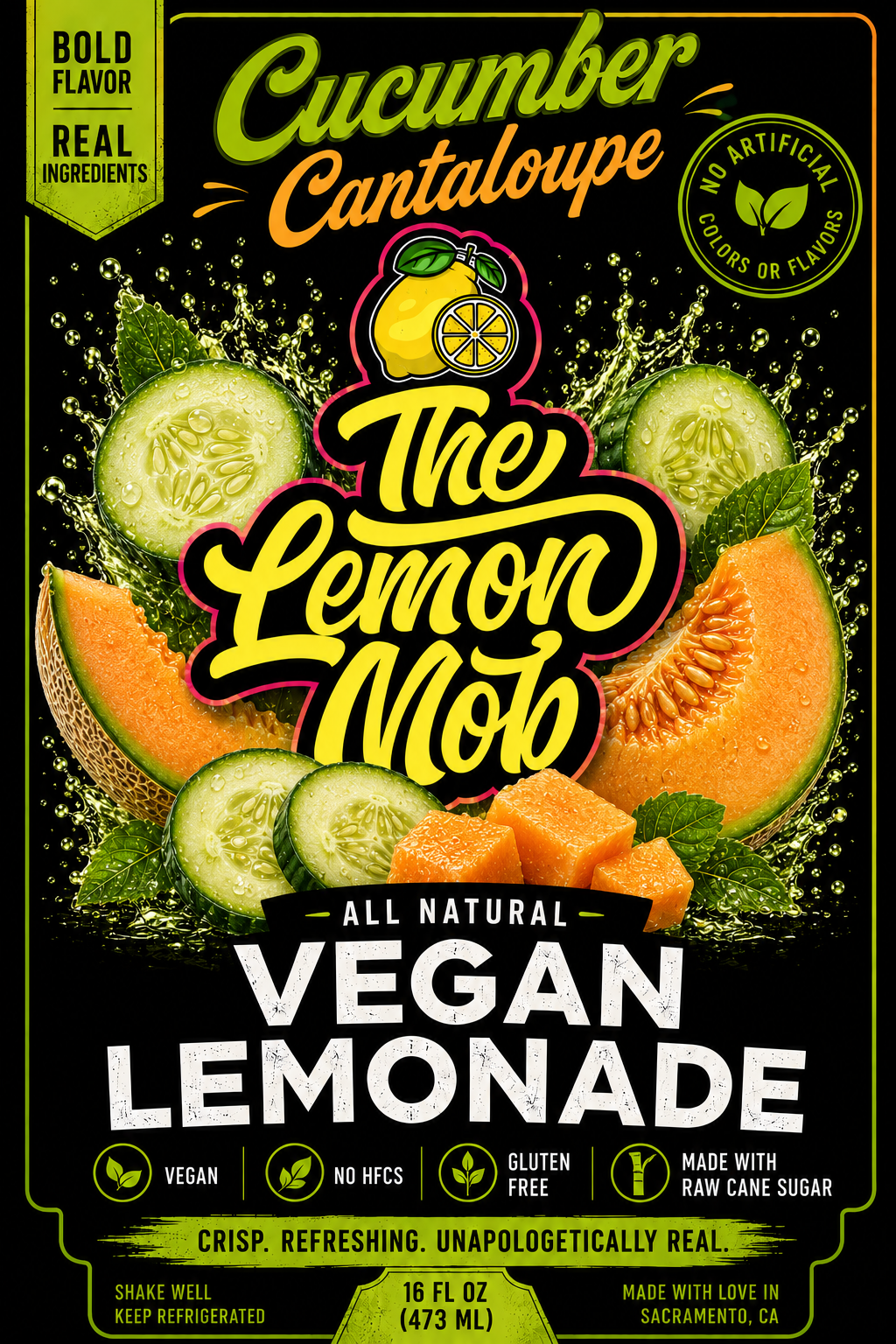Cucumber Cantaloupe Lemonade
