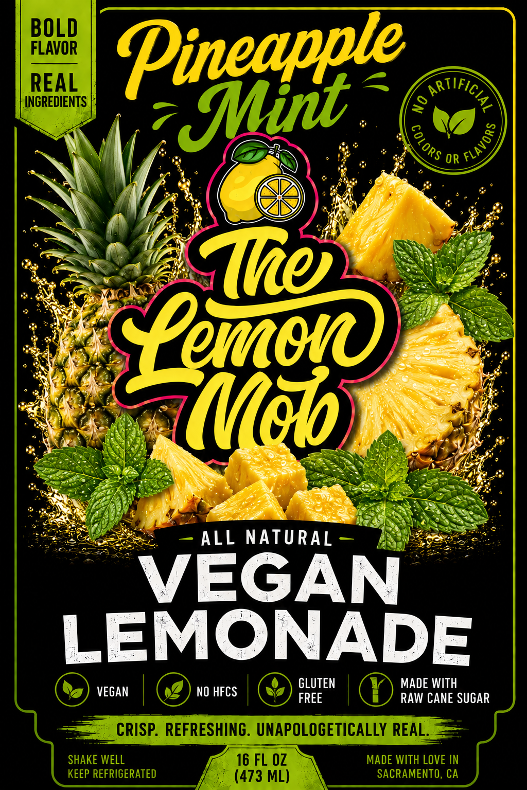 Pineapple Mint Lemonade